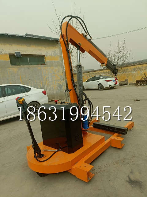 营口市自卸车厢随车吊 自制轮式四不像起重机 四驱平板吊 5吨 贵盛